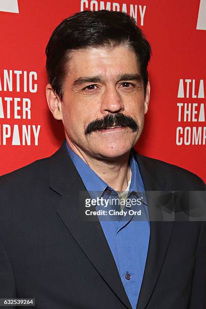 Actor Juan Carlos Hernandez attends the "Tell Hector I Miss Him" Opening Night Party at Jake's Saloon on January 23, 2017 in New York City.