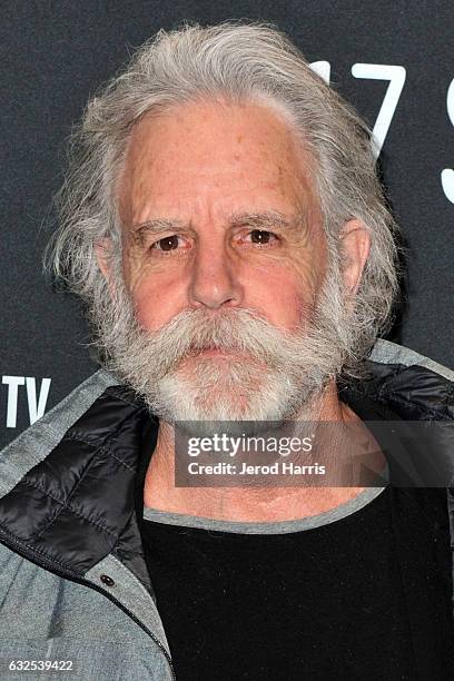 Bob Weir of the Grateful Dead arrives at the 'Long Strange Trip' Premiere at Yarrow Hotel Theater on January 23, 2017 in Park City, Utah.