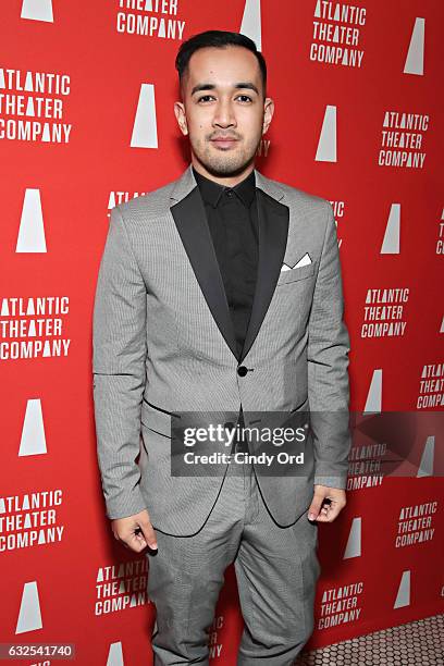 Jesse Mandapat attends the "Tell Hector I Miss Him" Opening Night Party at Jake's Saloon on January 23, 2017 in New York City.