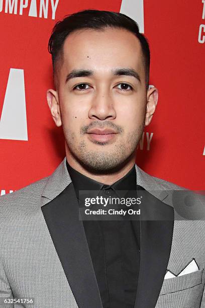 Jesse Mandapat attends the "Tell Hector I Miss Him" Opening Night Party at Jake's Saloon on January 23, 2017 in New York City.