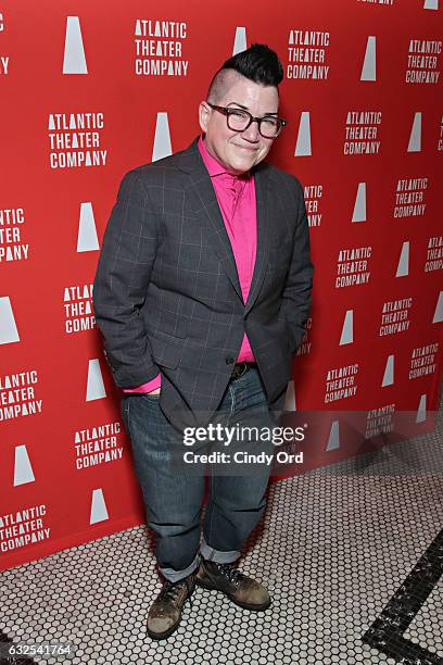 Actress Lea DeLaria attends the "Tell Hector I Miss Him" Opening Night Party at Jake's Saloon on January 23, 2017 in New York City.