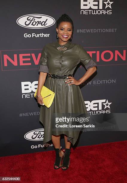Kelly Jenrette attends the premiere of BET's "The New Edition Story" at Paramount Studios on January 23, 2017 in Hollywood, California.