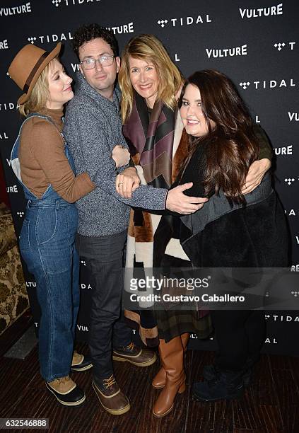 Judy Greer,Craig Johnson,Laura Dern and Isabella Amara attends The Vulture Spot Presented By Tidal at Rock & Reilly's on January 23, 2017 in Park...