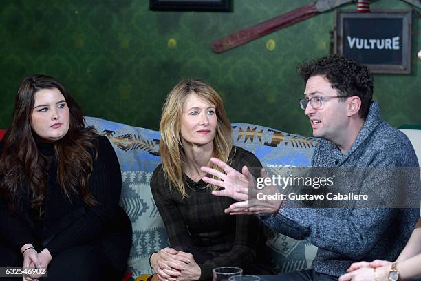 Isabella Amara,Laura Dern and Director Craig Johnson attends The Vulture Spot Presented By Tidal at Rock & Reilly's on January 23, 2017 in Park City,...