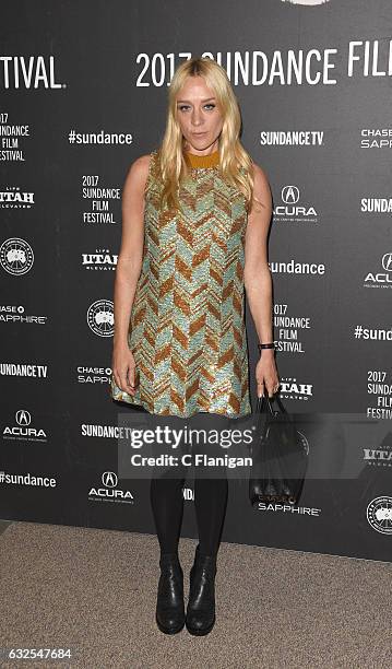 Actress Chloe Sevigny attends the 'Beatriz At Dinner' Premiere on day 5 of the Sundance Film Festival at Eccles Center Theatre on January 23, 2017 in...