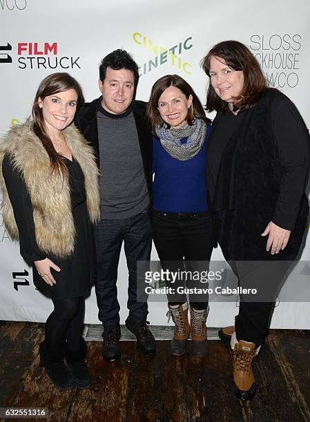 Filmstruck's Lindsey Griffin, Steve Denker, Pola Changnon, and E.B. O'Neill attend the Cinetic Sundance Party 2017 on January 23, 2017 in Park City,...
