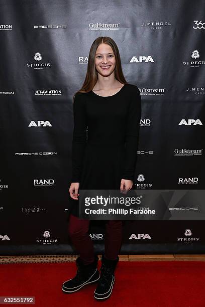 Actress Avery Pohl attends The APA Reception at The RAND Luxury Lounge at The St. Regis Deer Valley on January 23, 2017 in Park City, Utah.