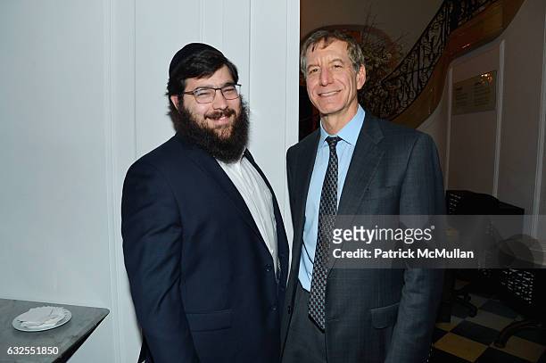 Ari Shapiro and Dan Rosenstein attend the UN Women For Peace Association's Reception to Celebrate 2017 Award Luncheon Honorees at Neue Galerie on...