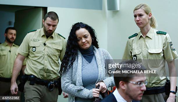 Defendant Beate Zschaepe , accused of helping found a neo-Nazi cell, the National Socialist Underground , and of complicity in the murders of eight...