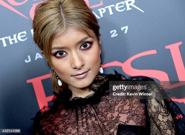 Actress Rola arrives at the premiere of Sony Pictures Releasing's "Resident Evil: The Final Chapter" at the Regal L.A. Live Theatres on January 23,...