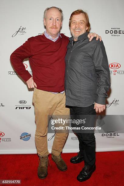 Matt Walsh and Mark Hamill attend the Kia Supper Suite Hosts World Premiere Party For "Brigsby Bear" on January 23, 2017 in Park City, Utah.