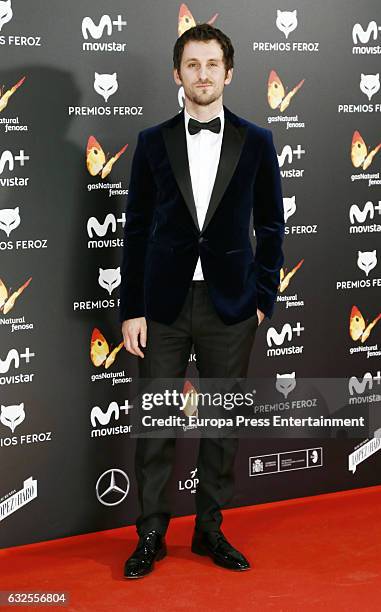 Raul Arevalo attends the 2016 Feroz Cinema Awards at Duque de Patrana Palace on January 23, 2017 in Madrid, Spain.