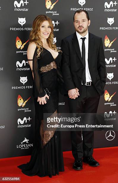 Angel Martin attends the 2016 Feroz Cinema Awards at Duque de Patrana Palace on January 23, 2017 in Madrid, Spain.