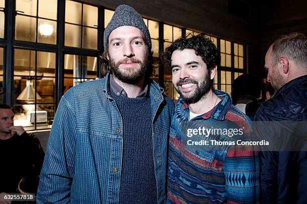 Nicholas Rutherford and guest attend the Kia Supper Suite Hosts World Premiere Party For "Brigsby Bear" on January 23, 2017 in Park City, Utah.