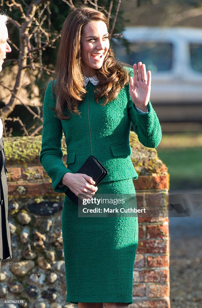 The Duchess of Cambridge Visits East Anglia's Children's Hospice At Quidenham