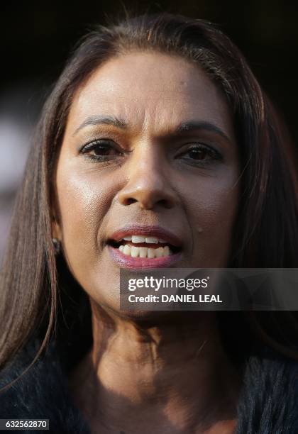 Gina Miller, co-founder of investment fund SCM Private makes a statement following the judgement in a case to decide whether or not parliamentary...