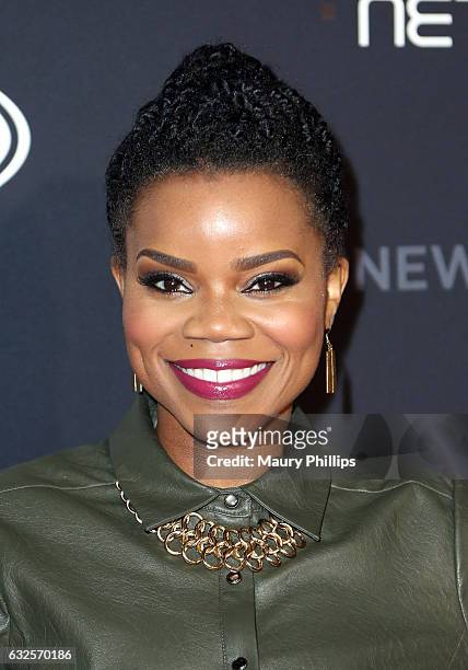 Kelly Jenrette arrives at BET's "The New Edition Story" premiere screening on January 23, 2017 in Los Angeles, California.