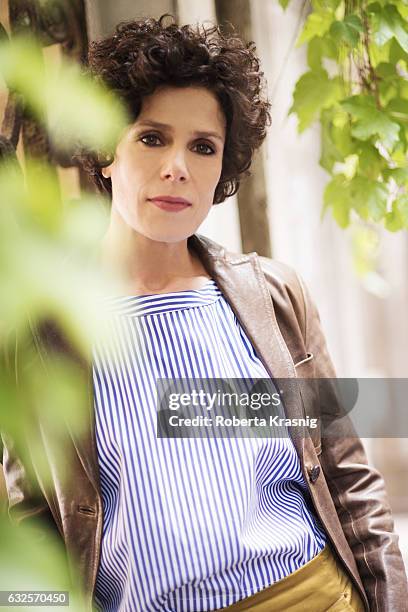 Actress Cecilia Dazzi is photographed for Self Assignment on April 16, 2016 in Rome, Italy.