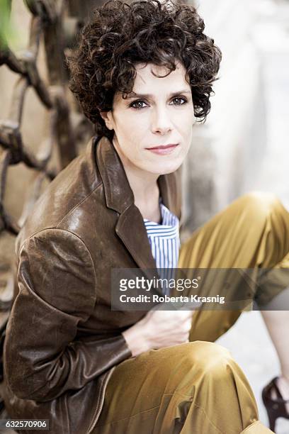 Actress Cecilia Dazzi is photographed for Self Assignment on April 16, 2016 in Rome, Italy.