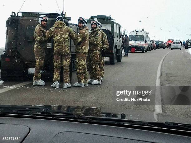 Rescue helicopter with around six people on board crashed near Lucoli, central Italy on Tuesday, with witnesses reporting they heard a roar, local...