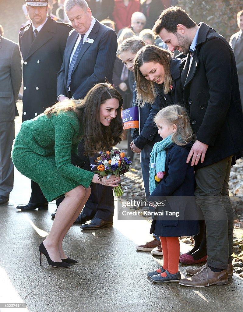 The Duchess of Cambridge Visits East Anglia's Children's Hospice At Quidenham