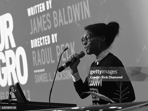 Singer/Songwriter Janelle Monae attends "I Am Not Your Negro" Atlanta Screening at Morehouse College on January 23, 2017 in Atlanta, Georgia.