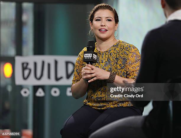 Build Series presents Justina Machado discussing "One Day At A Time"at Build Studio on January 24, 2017 in New York City.