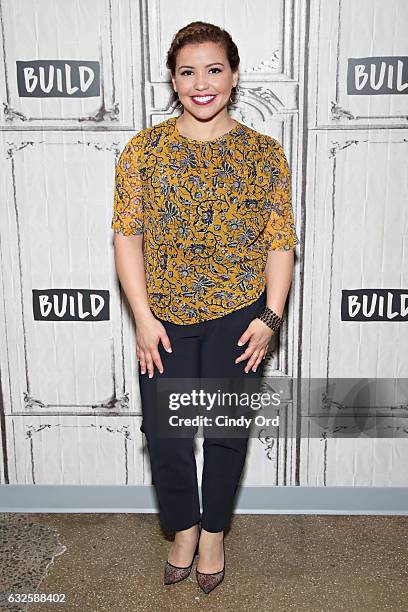 Build Series presents Justina Machado discussing "One Day At A Time"at Build Studio on January 24, 2017 in New York City.