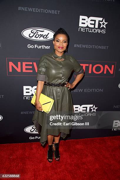 Kelly Jenrette attends BET's "The New Edition Story" Premiere Screening on January 23, 2017 in Los Angeles, California.