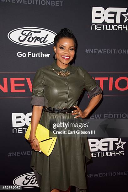 Kelly Jenrette attends BET's "The New Edition Story" Premiere Screening on January 23, 2017 in Los Angeles, California.