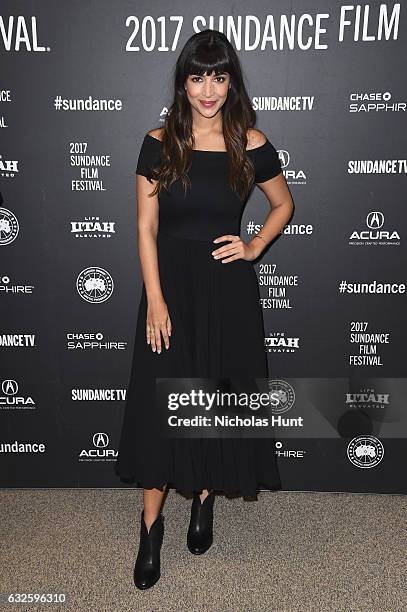 Actress Hannah Simone attends the "Band Aid" Premiere at Eccles Center Theatre on January 24, 2017 in Park City, Utah.