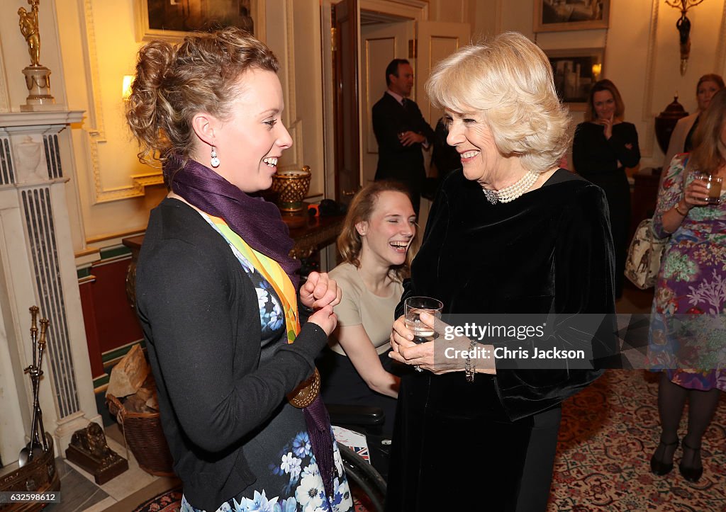 The Duchess Of Cornwall Hosts Reception For The British Equestrian Teams For The 2016 Olympic & Paralympic Games