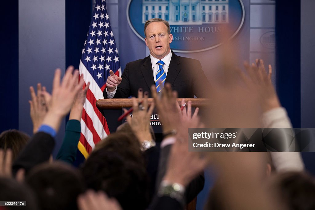 White House Press Secretary Sean Spicer Holds Daily Press Briefing