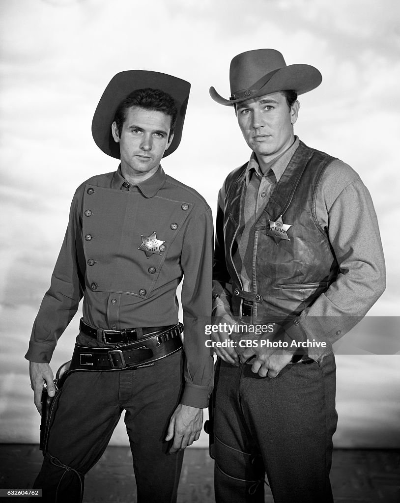 Ccc Johnny Ringo Mark Goddard as deputy Cully and Don Durant as Johnny Ringo star in ...
