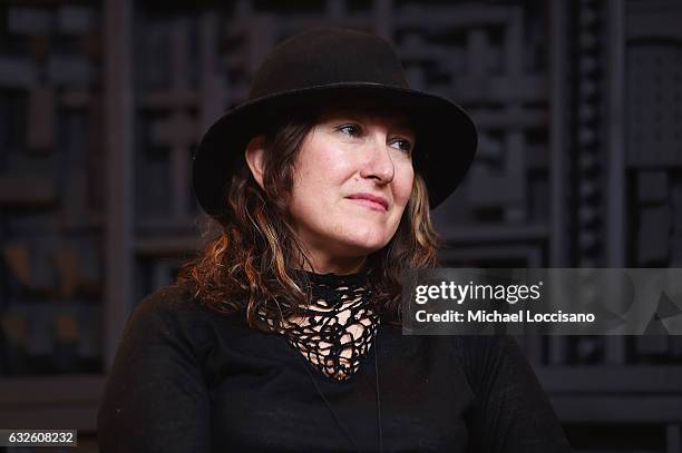 Filmmaker Athina Tsangari attends the Cinema Cafe at Filmmaker Lodge on January 24, 2017 in Park City, Utah.