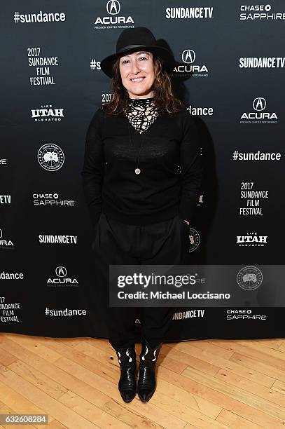 Filmmaker Athina Tsangari attends the Cinema Cafe at Filmmaker Lodge on January 24, 2017 in Park City, Utah.