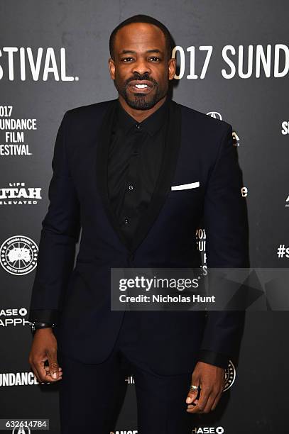 Actor Chike Okonkwo attends the "Burning Sands" Premiere at Eccles Center Theatre on January 24, 2017 in Park City, Utah.