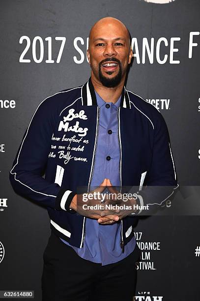 Executive producer Common attends the "Burning Sands" Premiere at Eccles Center Theatre on January 24, 2017 in Park City, Utah.