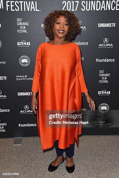 Actress Alfre Woodard attends the "Burning Sands" Premiere at Eccles Center Theatre on January 24, 2017 in Park City, Utah.