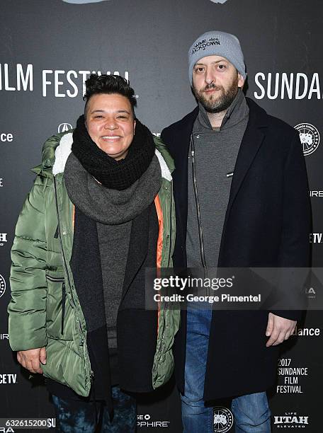 Christine Berg and Simon Shterenberg attend the "Burning Sands" Premiere at Eccles Center Theatre on January 24, 2017 in Park City, Utah.