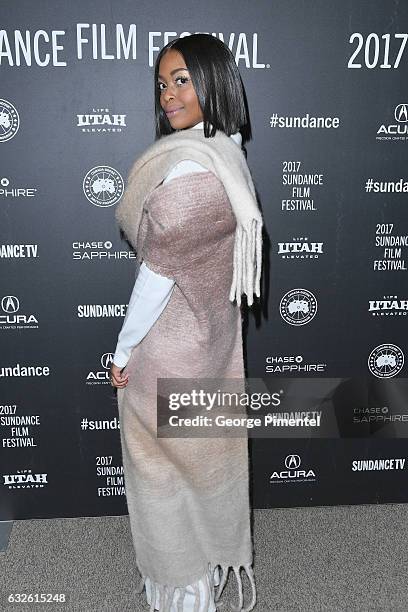 Actress Nafessa Williams attends the "Burning Sands" Premiere at Eccles Center Theatre on January 24, 2017 in Park City, Utah.