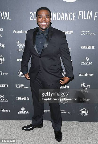 Actor Christian Robinson attends the "Burning Sands" Premiere at Eccles Center Theatre on January 24, 2017 in Park City, Utah.