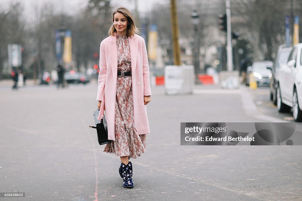 Street Style : Day Three - Paris Fashion Week- Haute Couture Spring Summer 2017