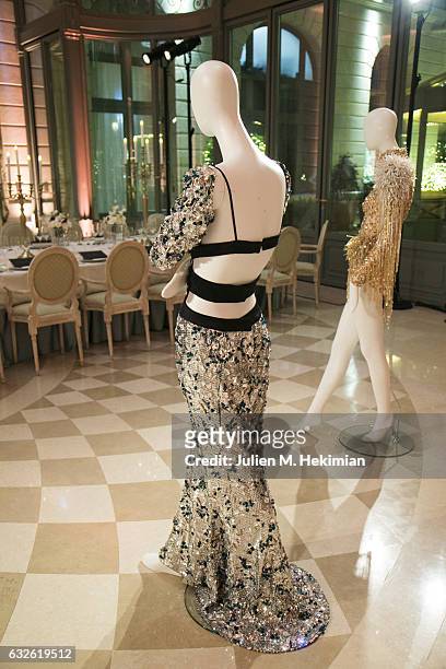 General view during the Swarovski Celebrates 10 Seasons X Alexandre Vauthier cocktail and dinner at Hotel Ritz on January 24, 2017 in Paris, France.