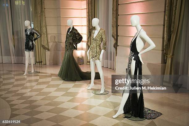 General view during the Swarovski Celebrates 10 Seasons X Alexandre Vauthier cocktail and dinner at Hotel Ritz on January 24, 2017 in Paris, France.