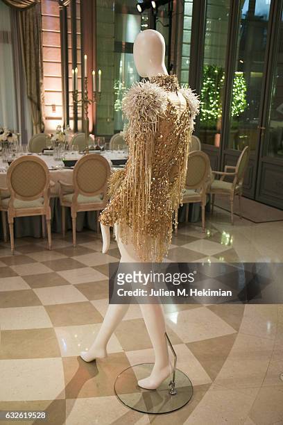 General view during the Swarovski Celebrates 10 Seasons X Alexandre Vauthier cocktail and dinner at Hotel Ritz on January 24, 2017 in Paris, France.