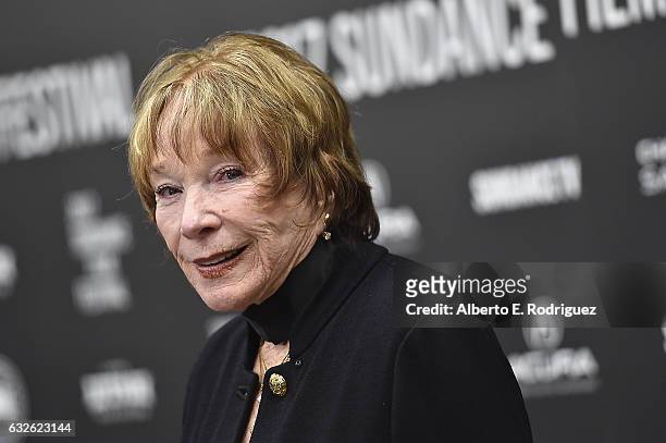 Actress Shirley MacLaine attends the "The Last Word" Premiere at Eccles Center Theatre on January 24, 2017 in Park City, Utah.