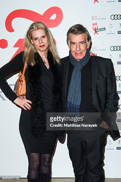 Melanie Kuehn and Rolf Kuehn attend the B.Z. Kulturpreis 2017 at Staatsoper im Schiller Theater on January 24, 2017 in Berlin, Germany.
