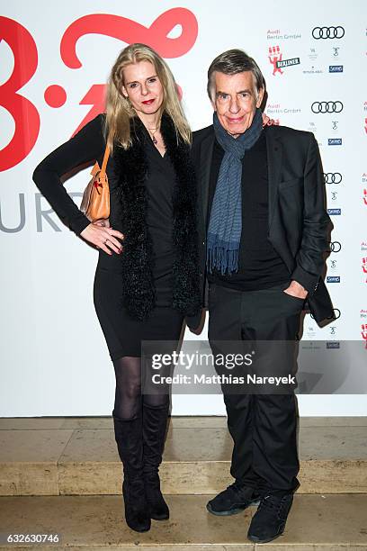 Melanie Kuehn and Rolf Kuehn attend the B.Z. Kulturpreis 2017 at Staatsoper im Schiller Theater on January 24, 2017 in Berlin, Germany.