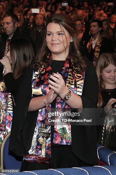 Camille Gottlieb attends the 41st Monte-Carlo International Circus Festival on January 24, 2017 in Monaco, Monaco.